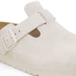 Women's Boston Soft Footbed Antique White Suede