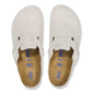 Women's Boston Soft Footbed Antique White Suede