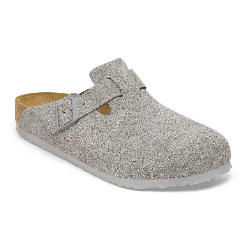 Women's Boston Stone Coin Suede Clog