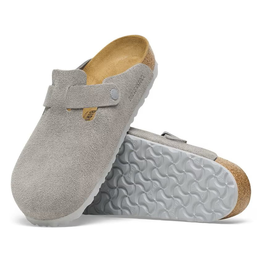 Women's Boston Stone Coin Suede Clog