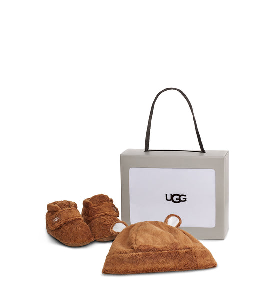 UGG Baby Bixbee and Beanie Chestnut