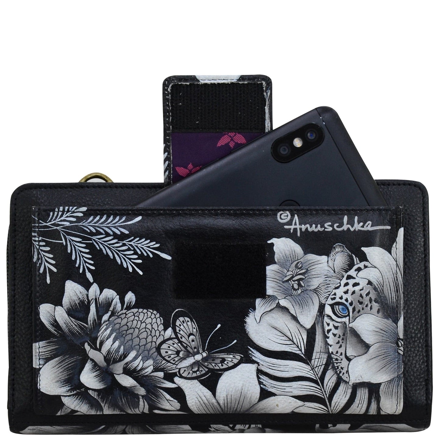 Anuschka Organizer Wallet Crossbody