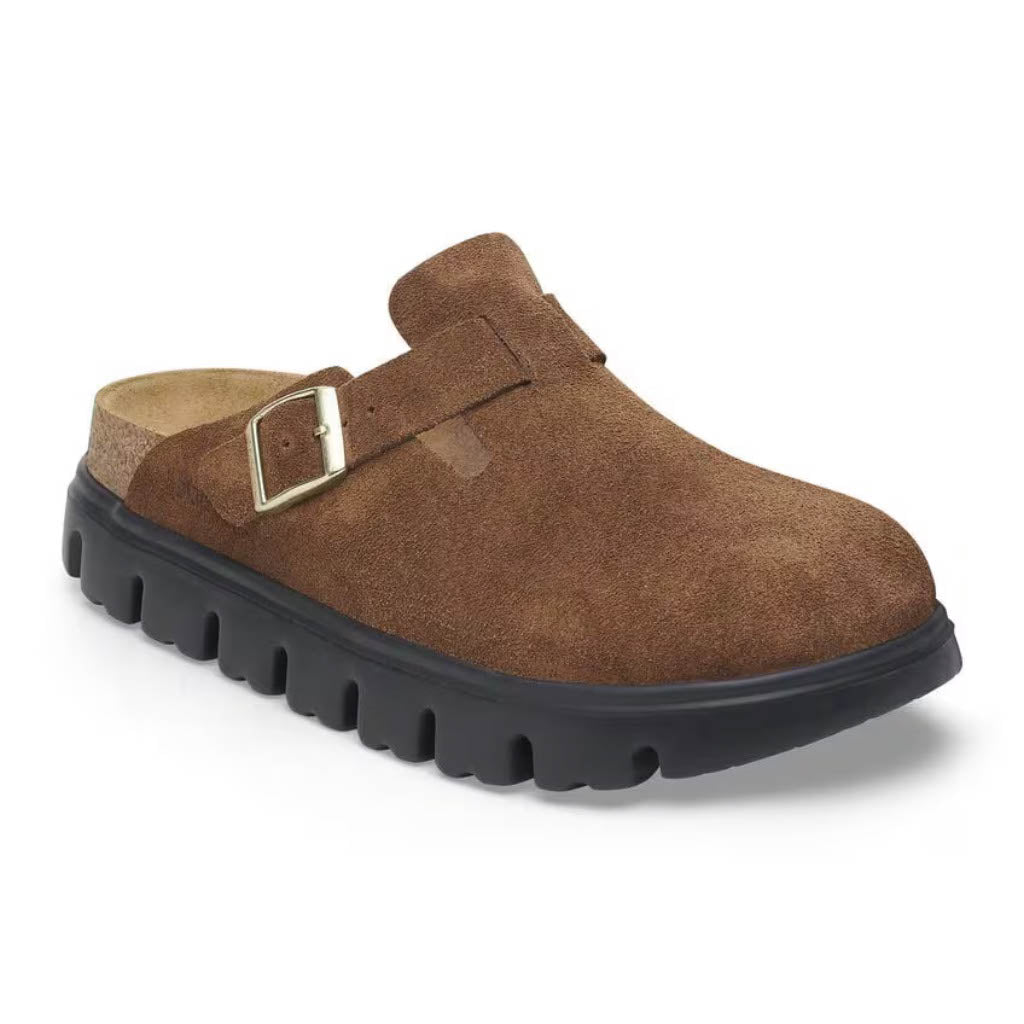 Women's Boston Chunky Clog Dark Tea