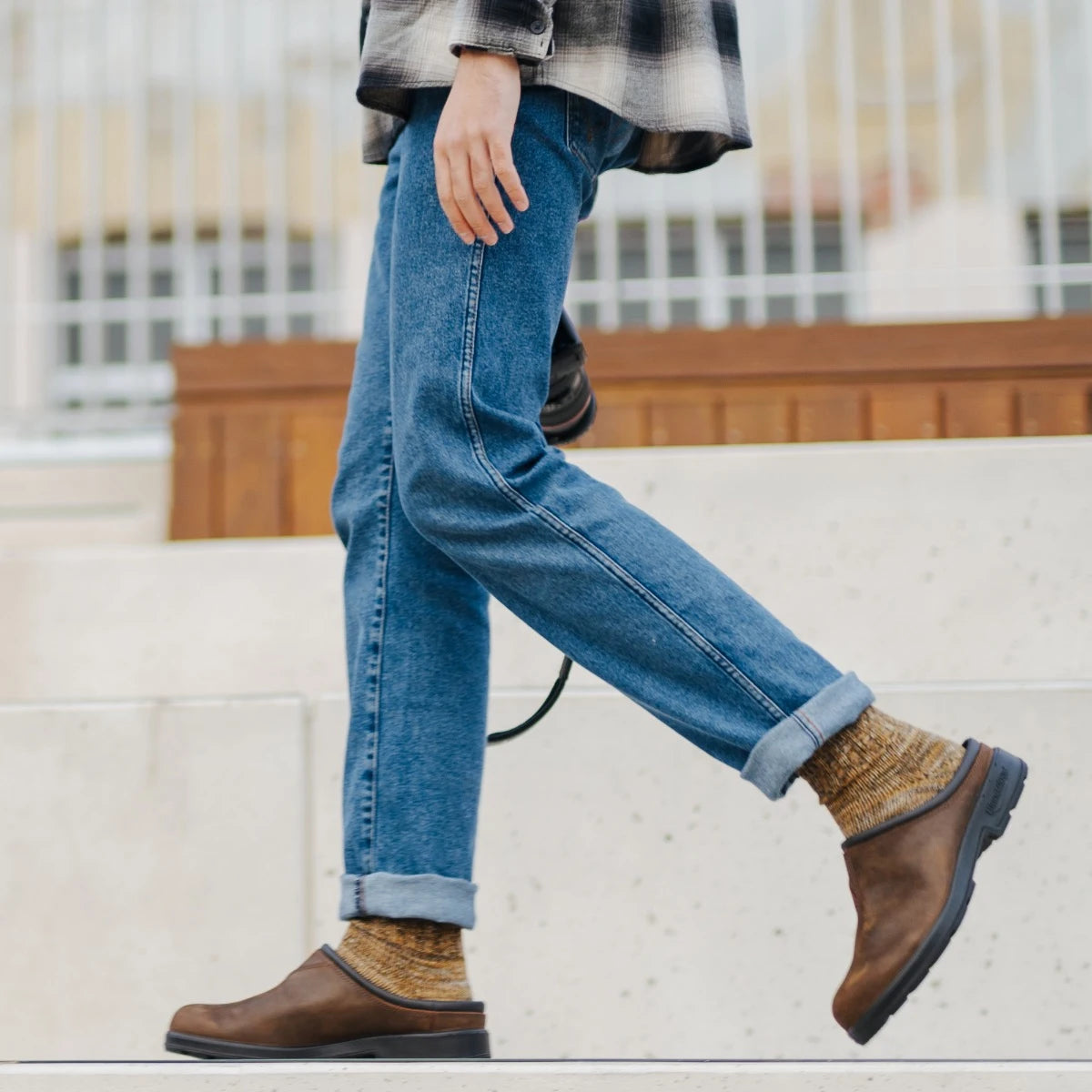 Men's 2421 Brown Clog