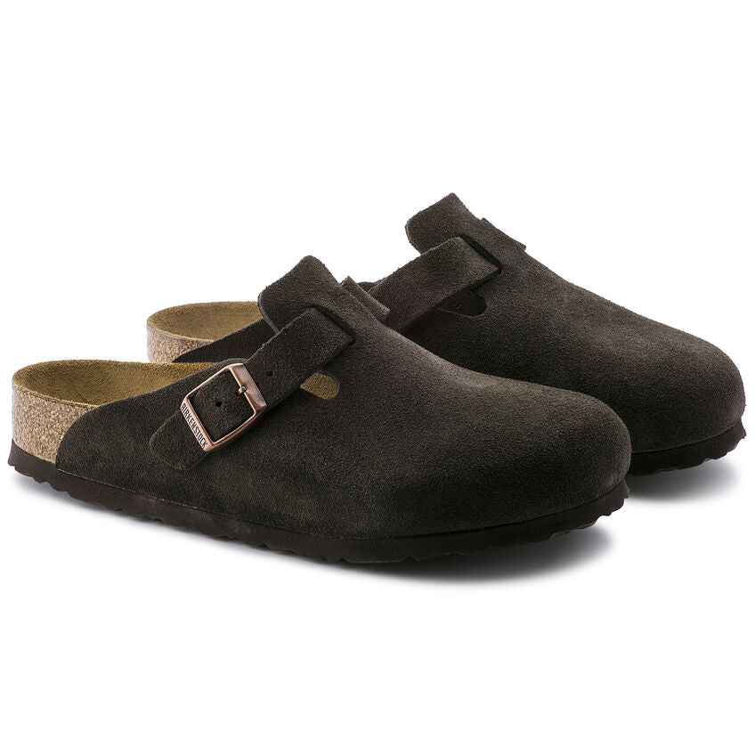 Women's Boston Soft Footbed Mocha Suede