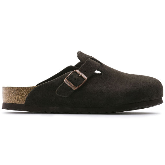 Women's Boston Soft Footbed Mocha Suede