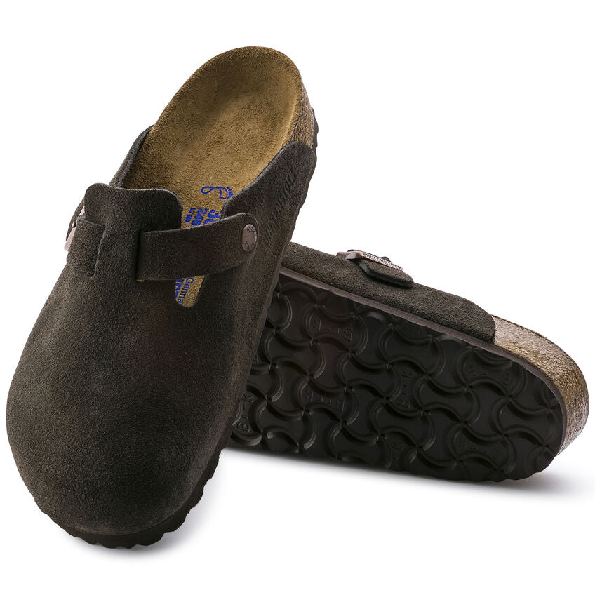 Women's Boston Soft Footbed Mocha Suede