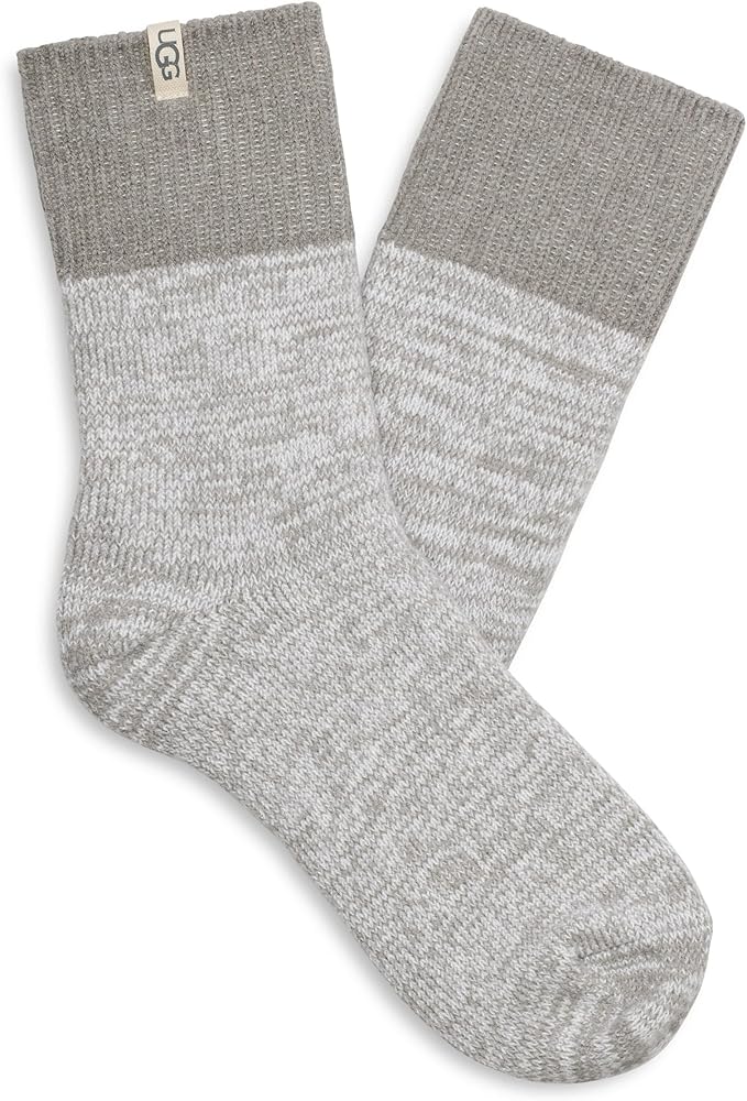 Women's Ugg Rib Knit Slouchy Quarter Sock