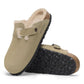 Women's Boston Shearing Taupe Suede