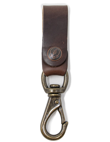 Schott NYC x Grateful Dead Leather Keychain